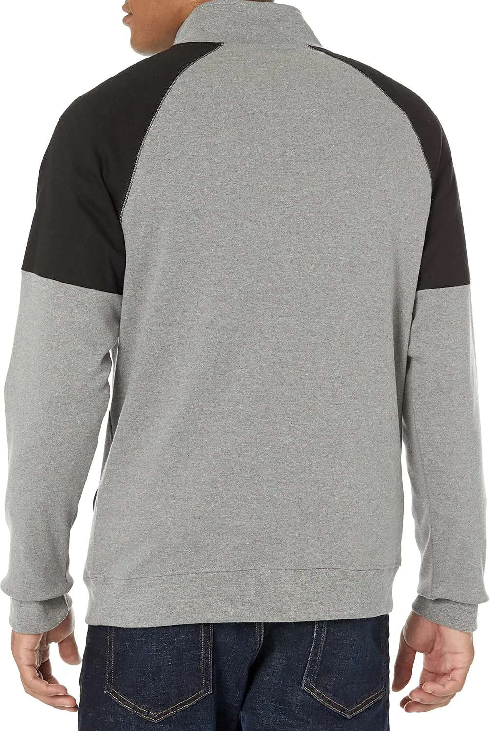 Nautica Men's Navtech Quarter-Zip Color Block Sweater