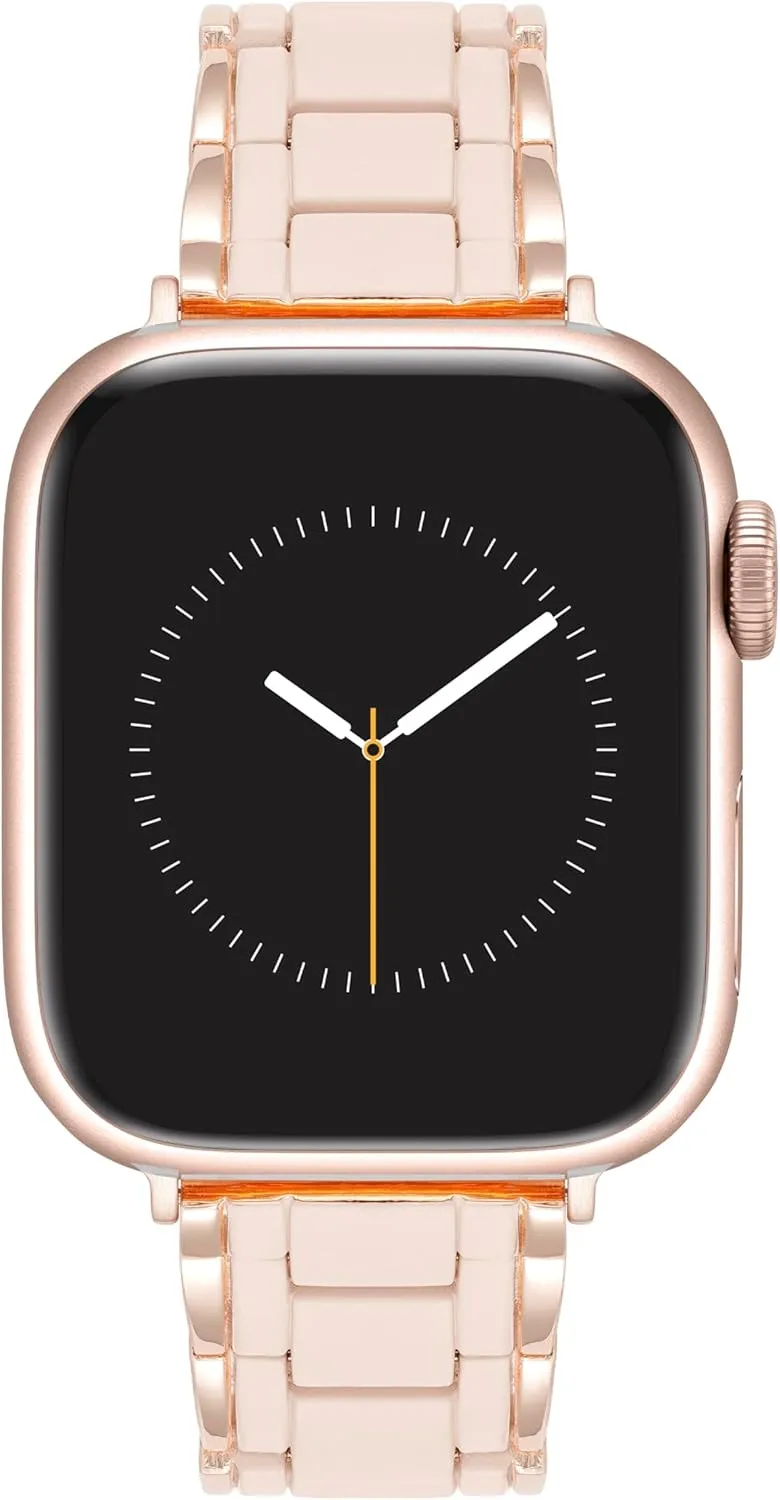 Nine West Fashion Rubberized Bracelet for Apple Watch, Adjustable, Apple Watch Band Replacement, Fits Most Wrists