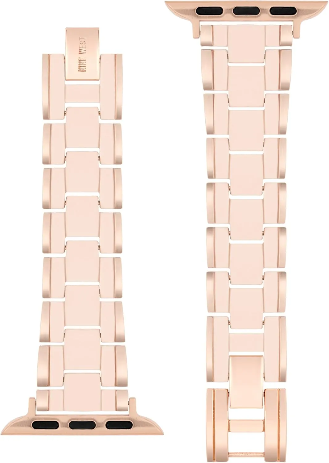 Nine West Fashion Rubberized Bracelet for Apple Watch, Adjustable, Apple Watch Band Replacement, Fits Most Wrists