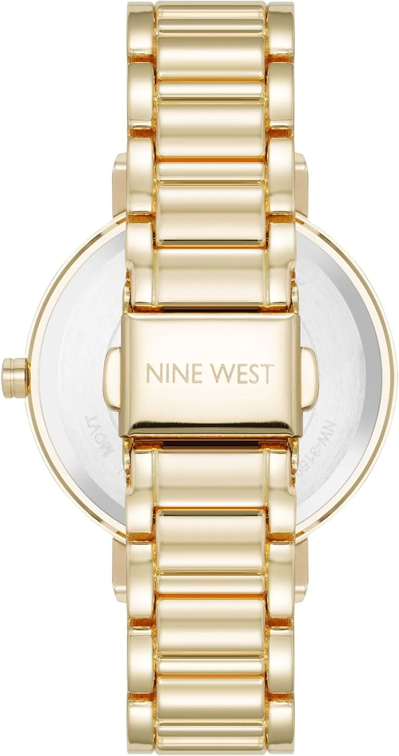 Nine West Women's Floral Dial Bracelet Watch