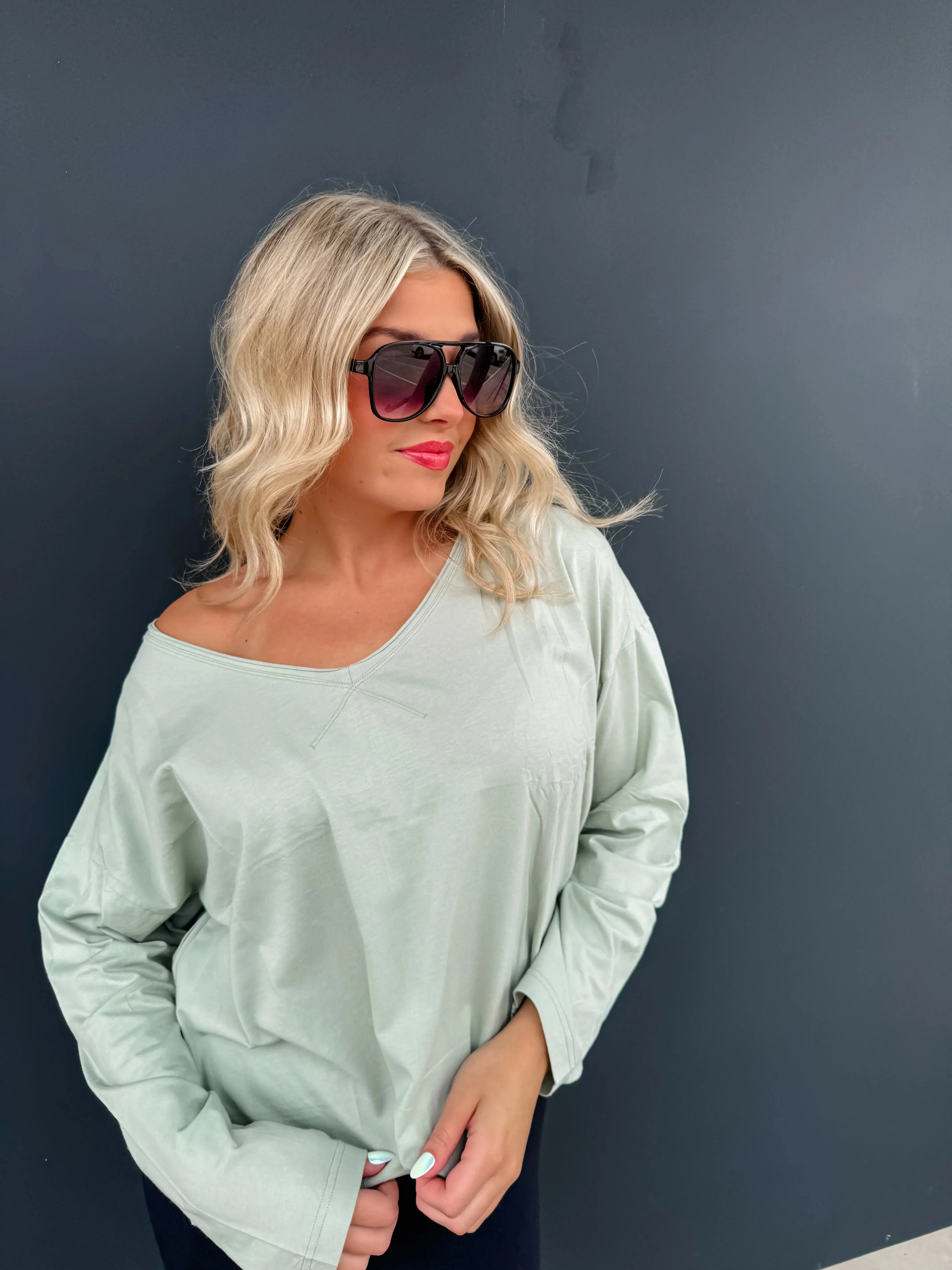 NOW IN STOCK: Parker Basic Washed Tee in Rusty Rose by Blakeley