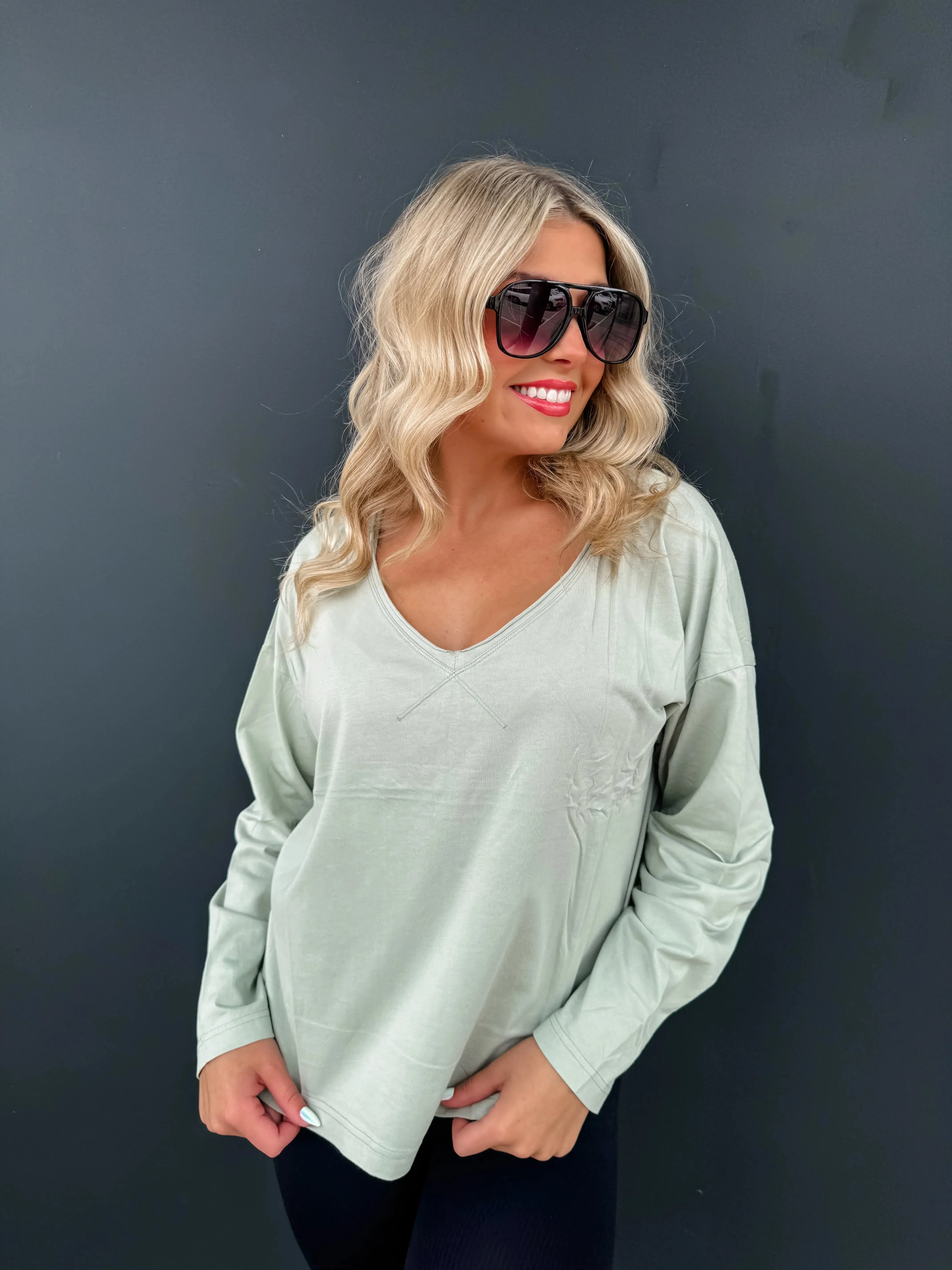 NOW IN STOCK: Parker Basic Washed Tee in Rusty Rose by Blakeley