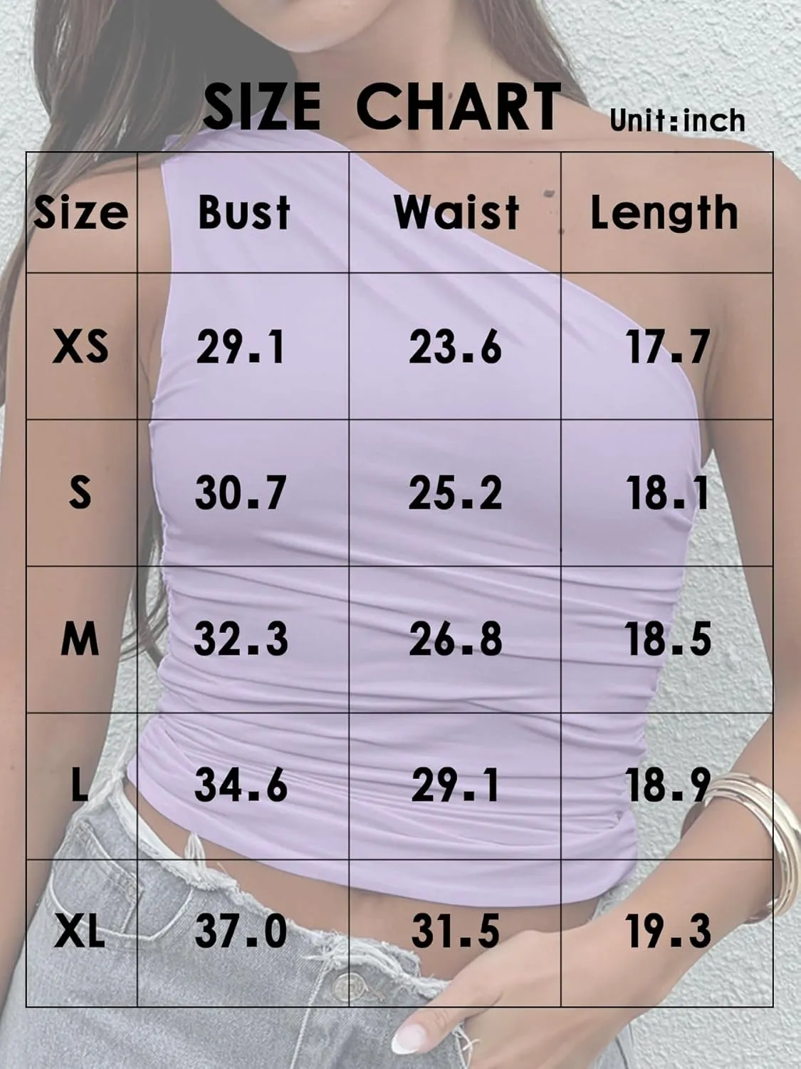 NTSWZYS Women One Shoulder Tank Tops Double Lined Sleeveless Going Out Shirts Slim Fit Ruched Tops Summer Fashion 2024
