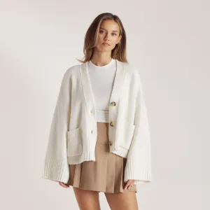 Oversized Cardigan - Creme