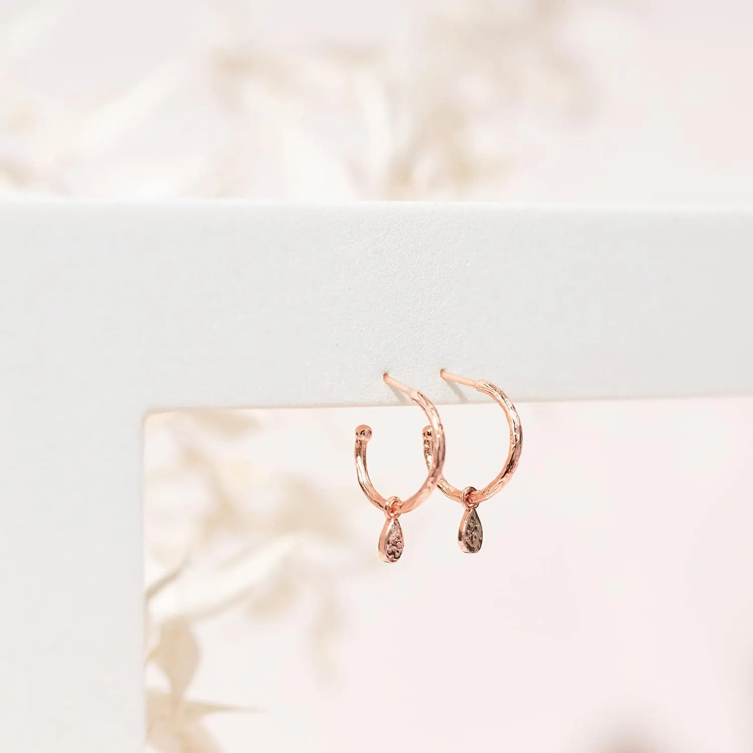 PAVOI 14K Gold Plated 925 Sterling Silver Post Huggie With Dangle | Small Hoop Earrings For Women | Trendy Dangle Hoop Earrings