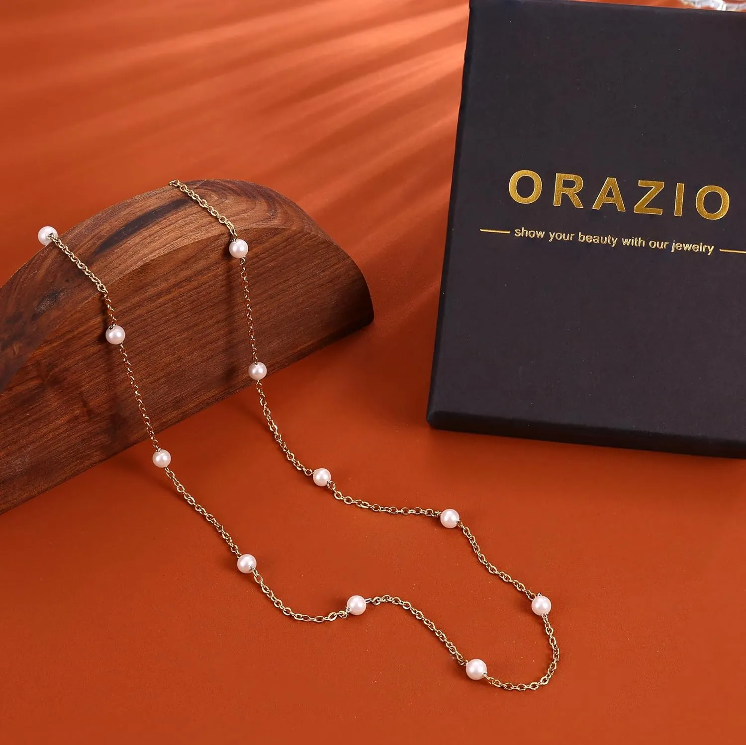 Pearl Necklace for Women,Dainty Silver/14K Gold Plated Necklace for Women Round White Imitation Pearls Simple Pearl Choker Cute Everyday Jewelry for Women Elegant Bridesmaid Wedding Jewelry