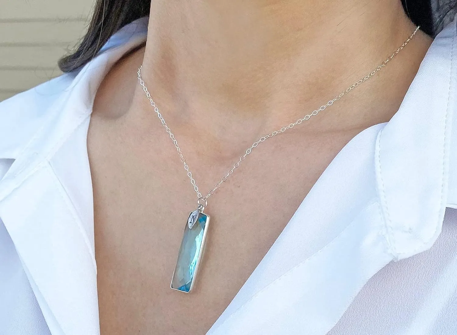 Peridot Necklace, August Birthstone Necklace, Sterling Silver or 18K Gold, Personalized Necklace, Bridesmaid Gift, Mom Necklace