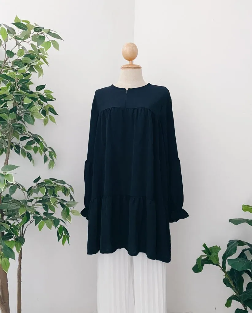 Plain Ruffle Tunic