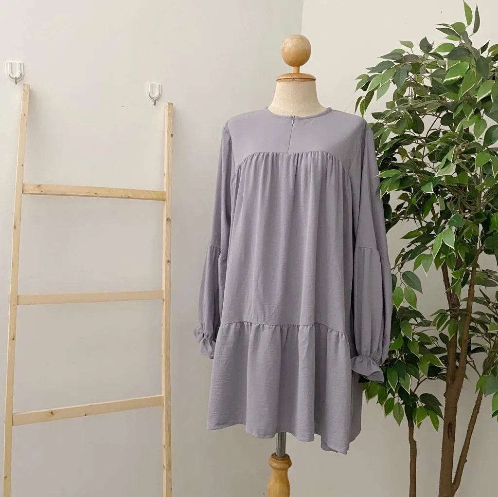 Plain Ruffle Tunic