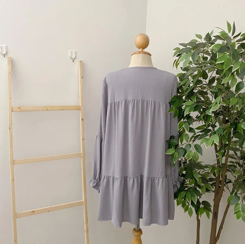 Plain Ruffle Tunic