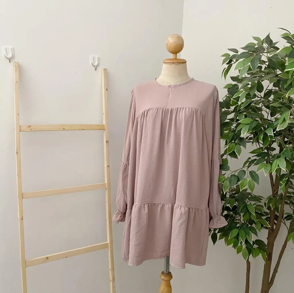 Plain Ruffle Tunic