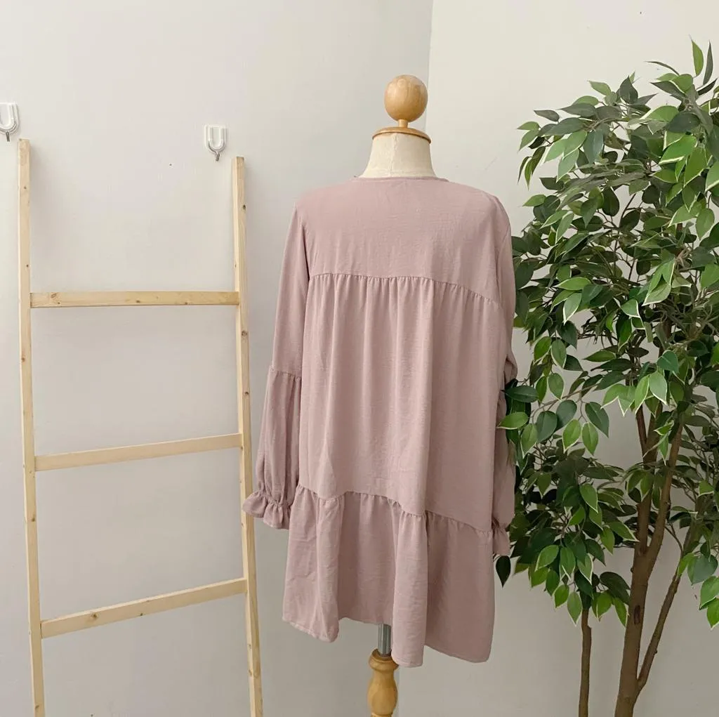 Plain Ruffle Tunic