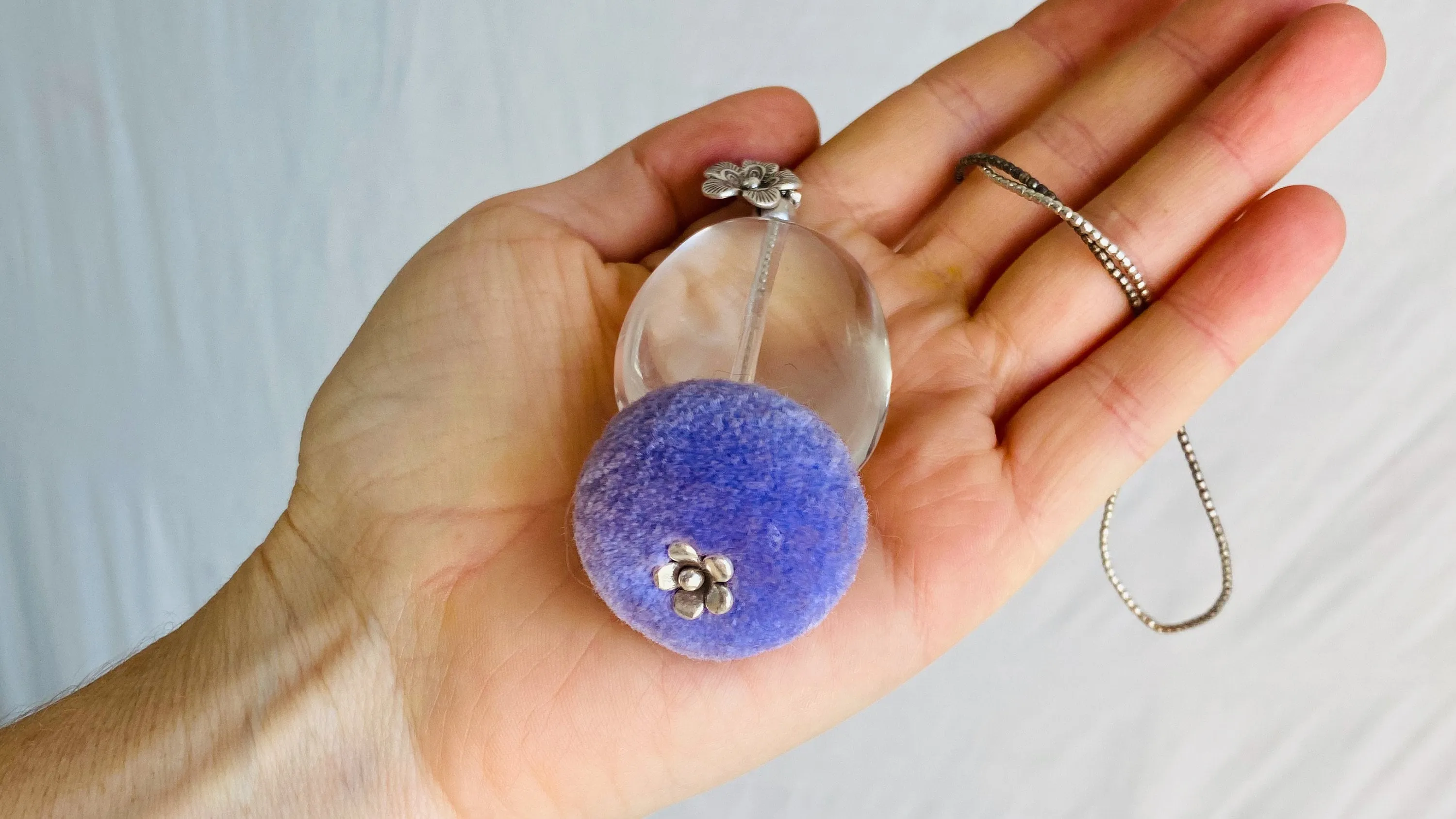 Quartz & Silver Pendant Necklace. Atelier Aadya. Sterling Silver. 1268.