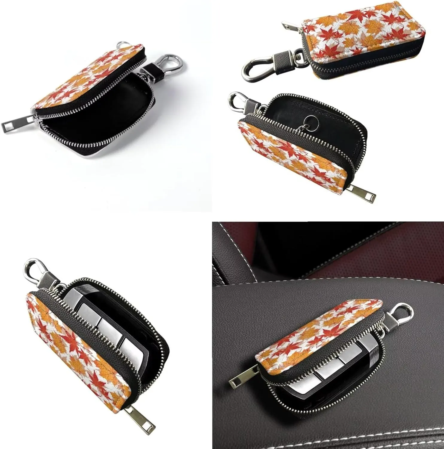 Rnyleeg 2 pcs Large Crossbody Bag for Women Leather Hobo Handbag for Work Bucket Bag with Matching Leather Car Key Cover