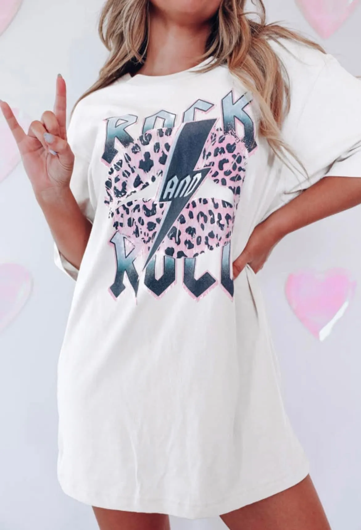 Rock and Roll Oversized T-Shirt