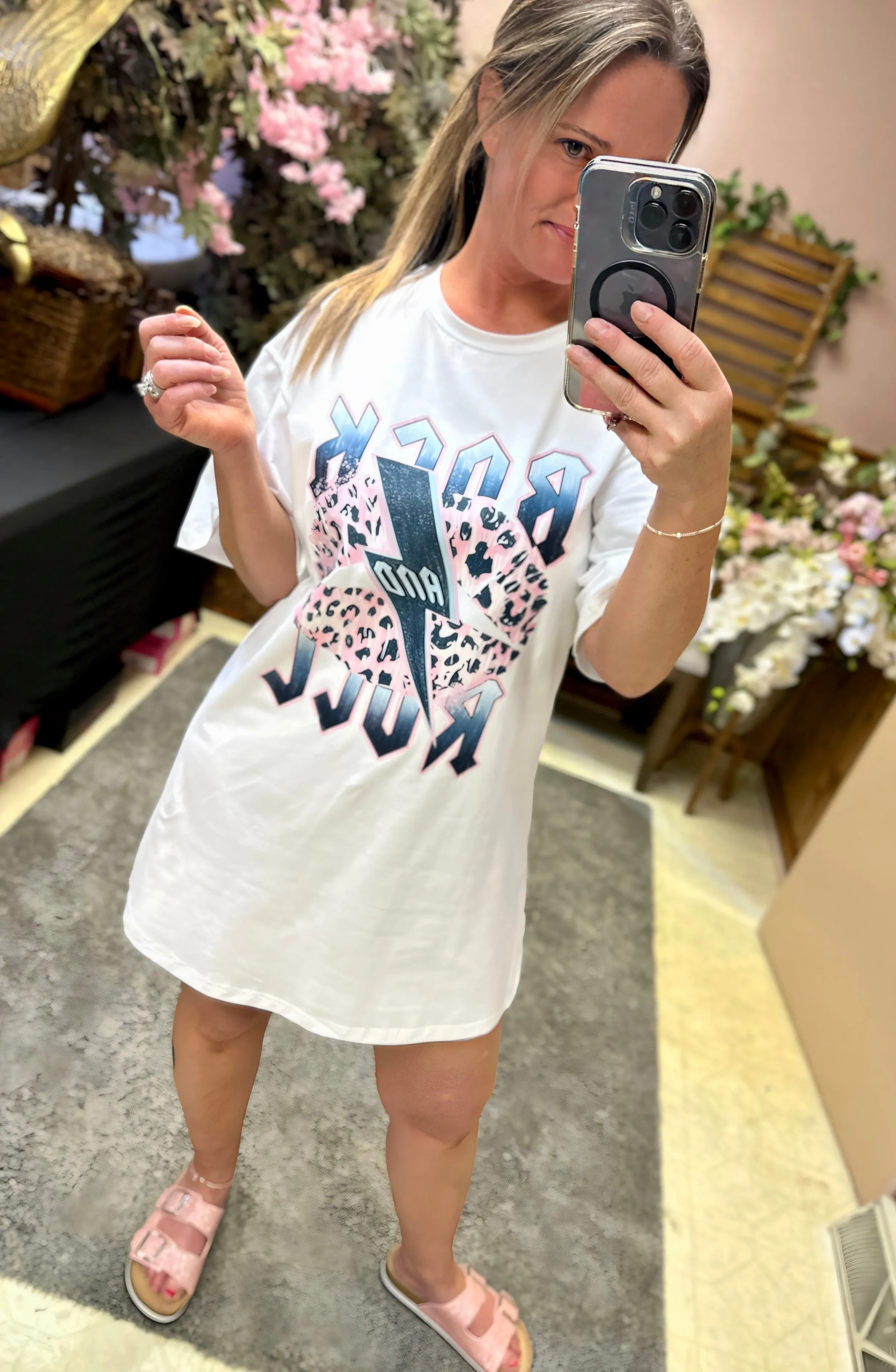 Rock and Roll Oversized T-Shirt