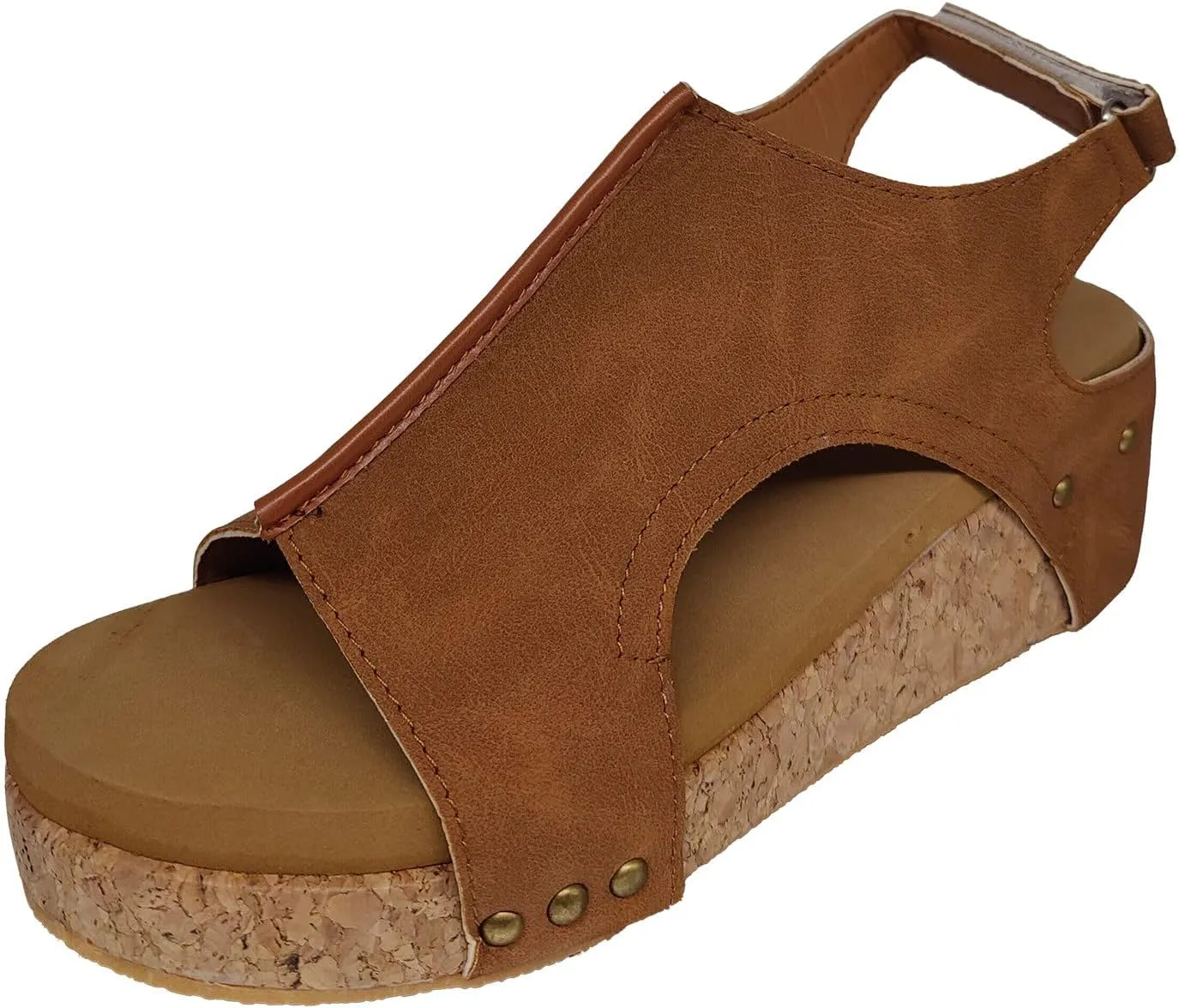 Sandals for Women Dressy Summer, Wedge Sandals for Women Dressy Summer Comfy Orthotic Sandals with Arch Support Shoes