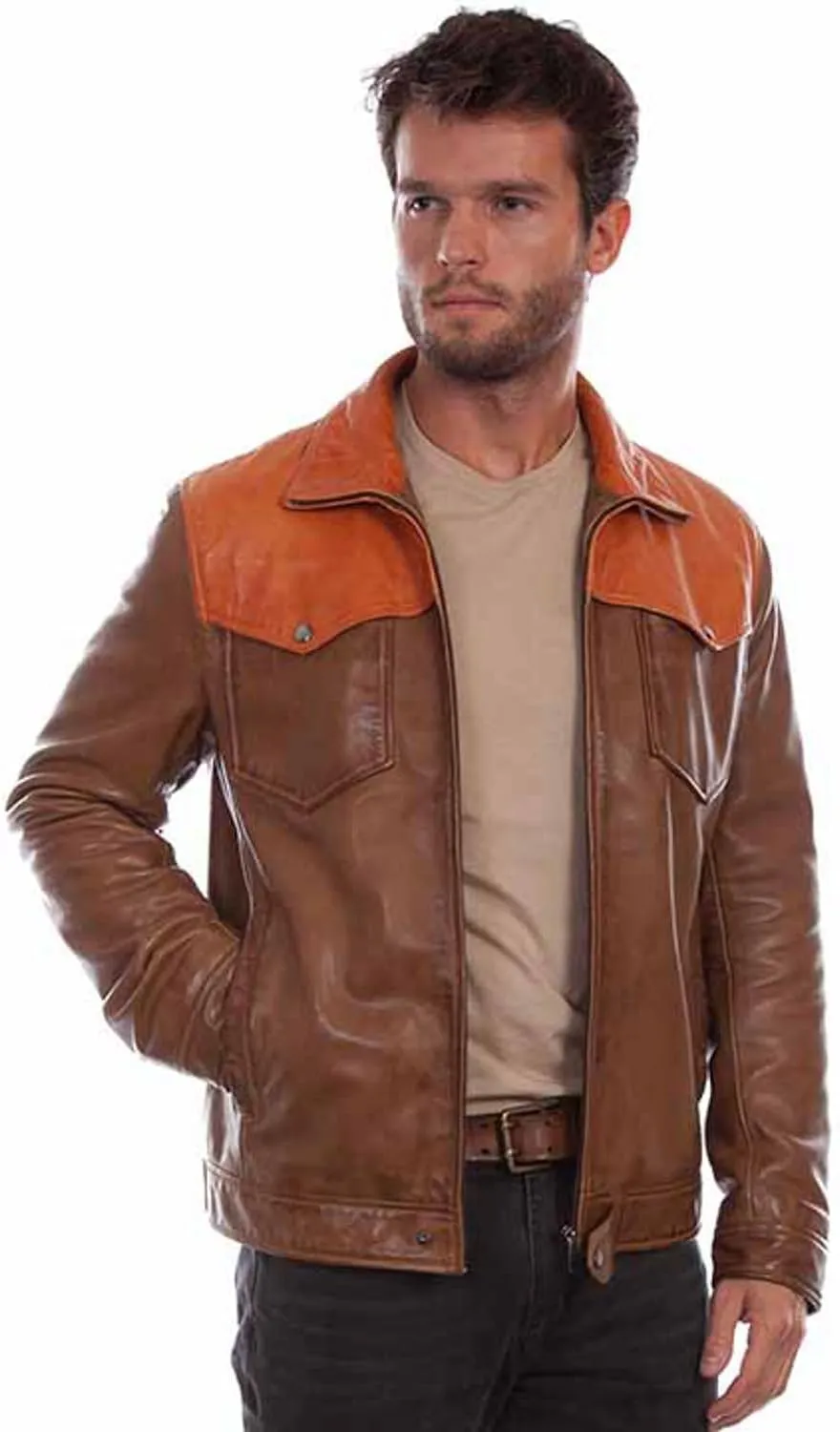 Scully Men's Color Block Leather Jacket - 2018-15