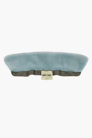 Shearling Collar - Sky Blue