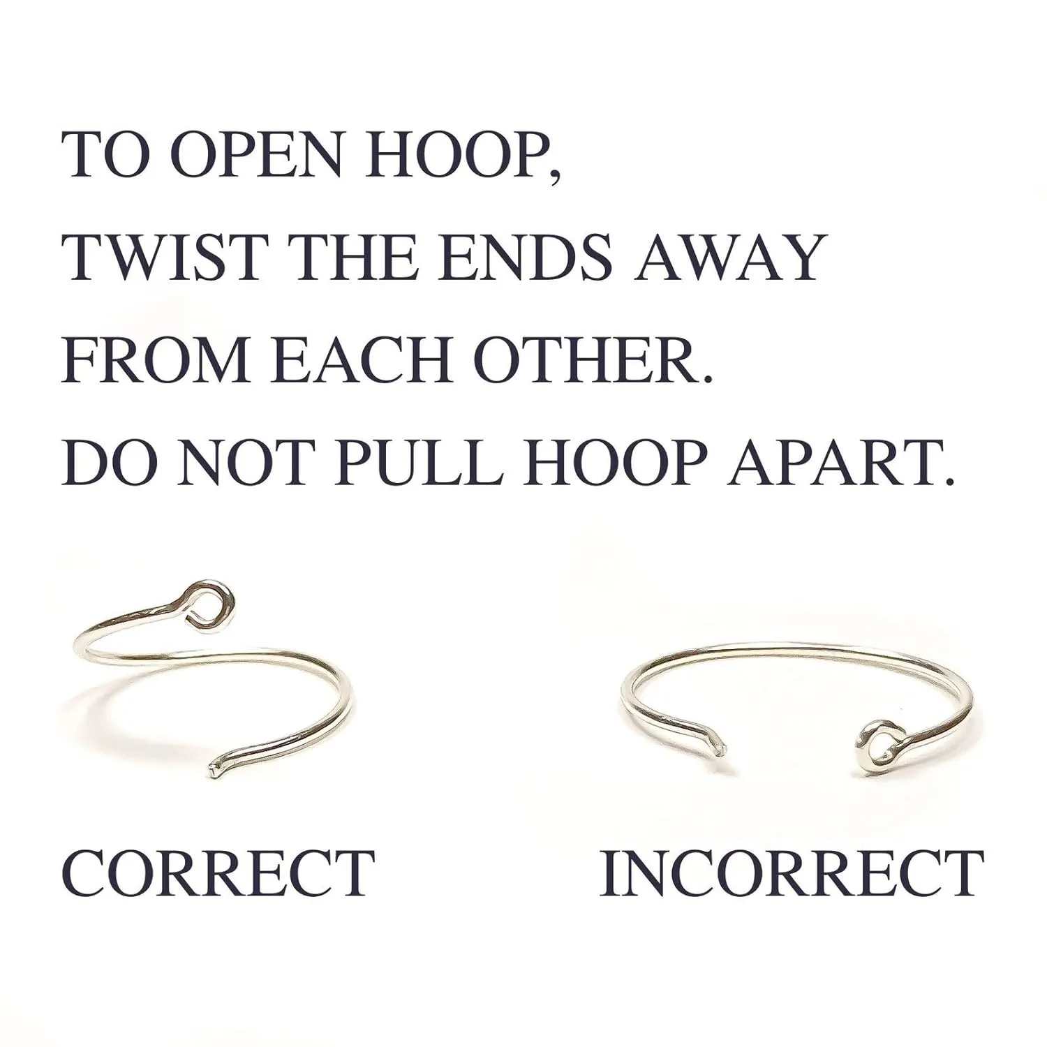 Silver Hoop Earrings for Women, 925 Sterling Silver, 15mm, Hammered Texture, Hoop Earrings Hypoallergenic Sensitive Ears, Hoop Earrings Set, Silver Earrings Nickel Free (15mm, Sterling Silver)