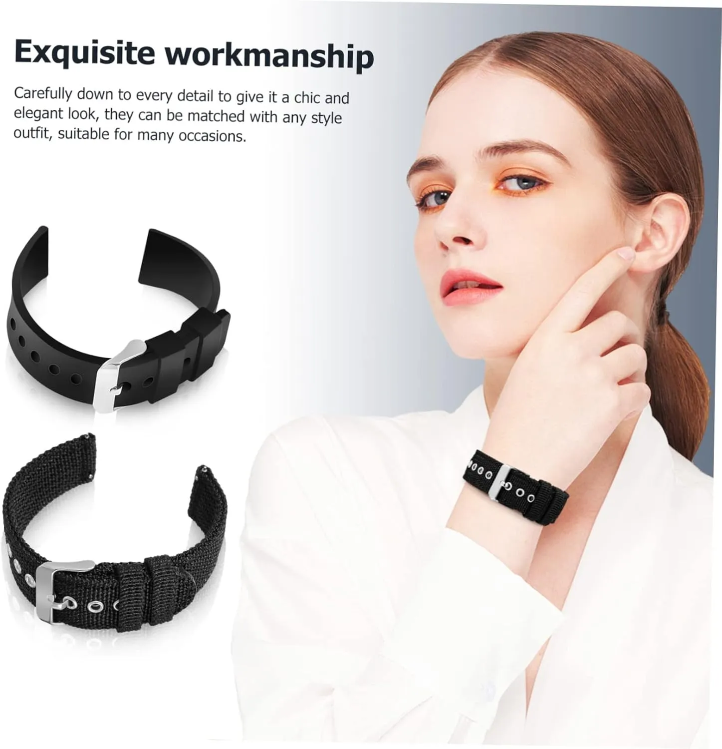 Strap Watch Band Replacement Bands for Women Wristlet for Women Wristbands for Men Mens Men Band mm