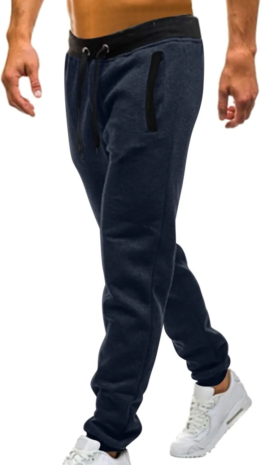 Sweatpants for Men Big and Tall Casual Mens Gifts Cargo Pants Hiking Workout Joggers Hop Punk Cargo Jogger Sweatpants