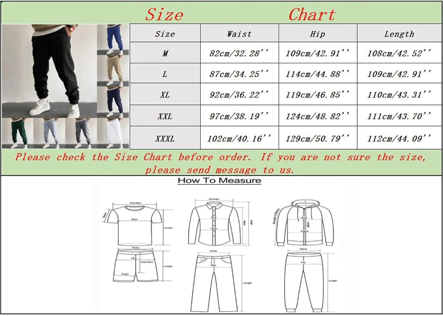 Sweatpants for Men with Pockets Lightweight Men's Cargo Pants Mens Work Pants Hiking Trouser Relaxed Fit Sport Jogger