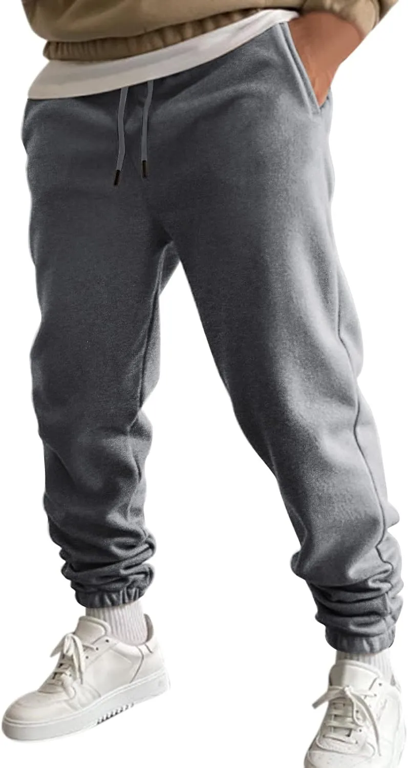 Sweatpants for Men with Pockets Lightweight Men's Cargo Pants Mens Work Pants Hiking Trouser Relaxed Fit Sport Jogger