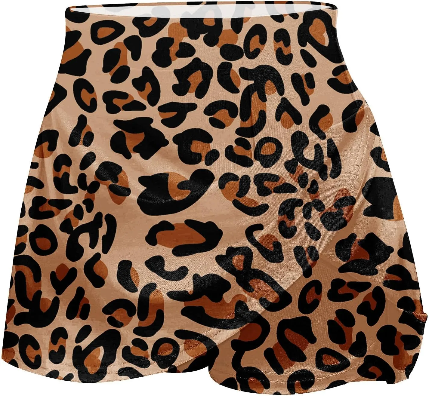 Tennis Skirts For Women With Shorts Lounge 2024 Printed Mid Rise Workout Shorts False 2 Piece Sets Loose Fit Shorts