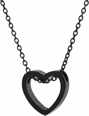 Tiny Gold Heart Choker Necklace Dainty Cute Initial Heart Pendant Layered Heart Necklaces for Women