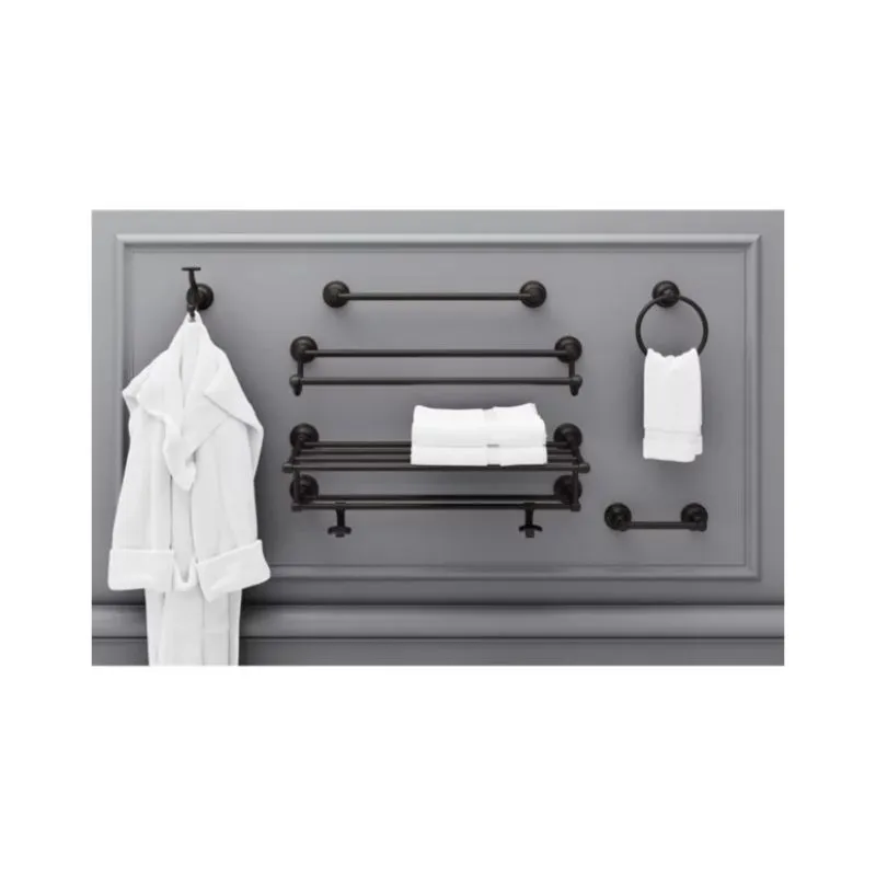 Tisbury 2.47" J-Hook Robe Hook in Tuscan Bronze