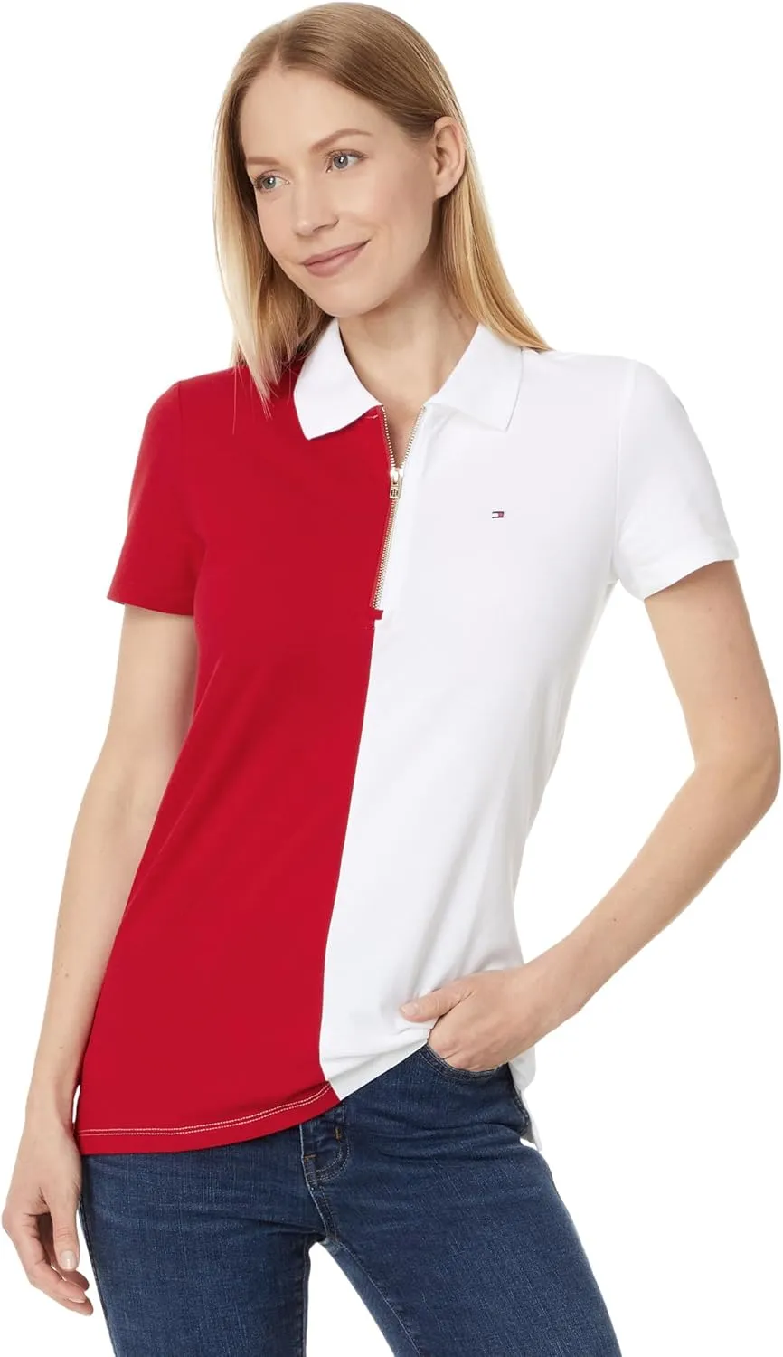 Tommy Hilfiger Women's Color Block Zip Polo
