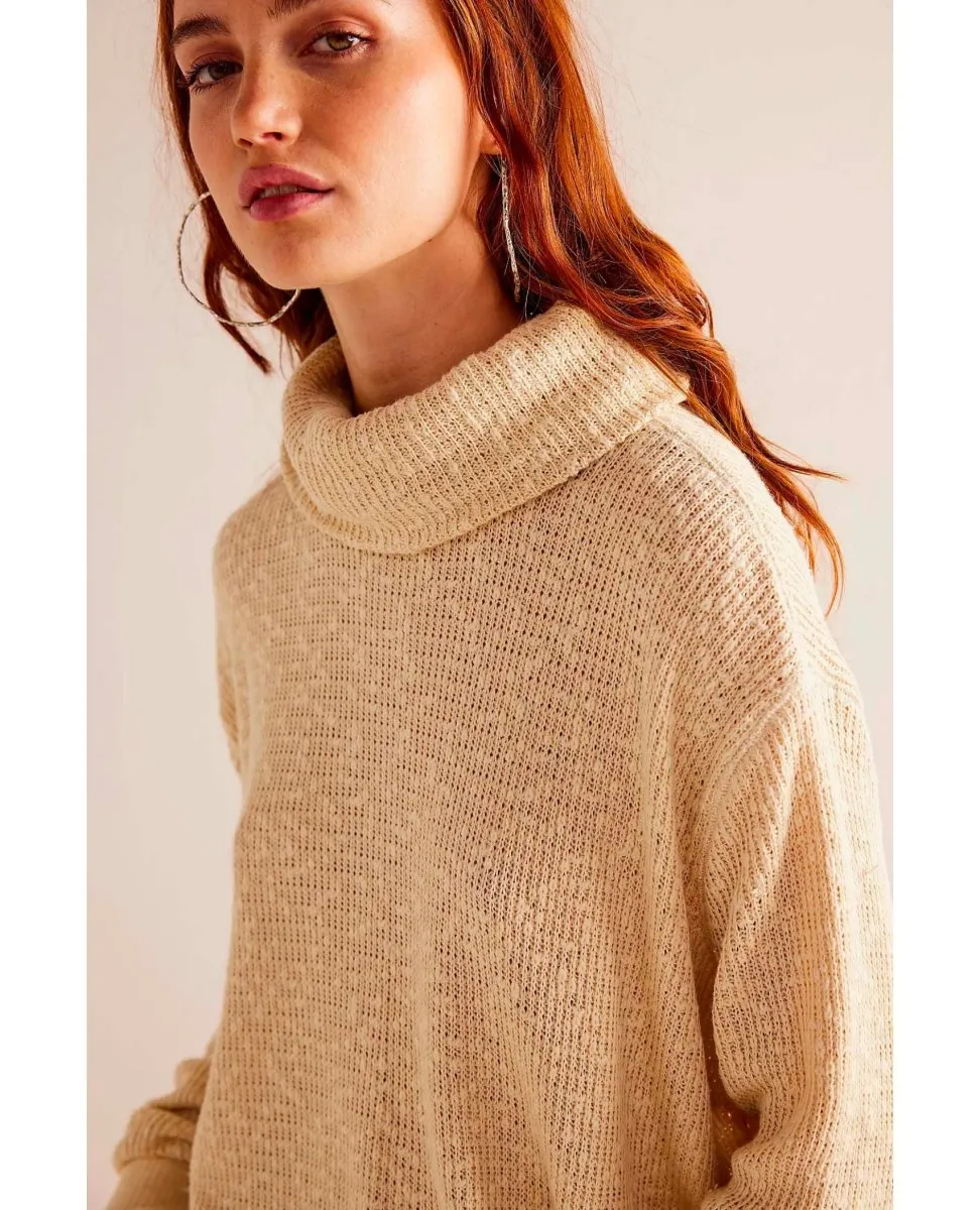 Tommy Turtleneck Toasted Almond