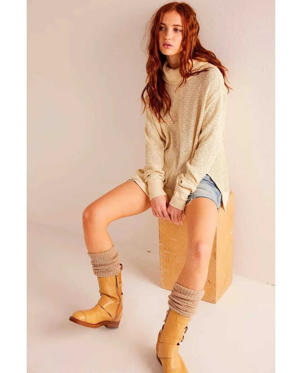 Tommy Turtleneck Toasted Almond