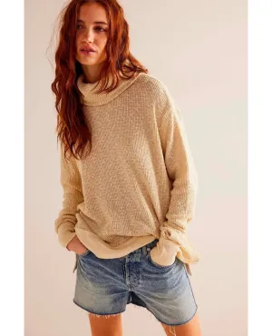 Tommy Turtleneck Toasted Almond