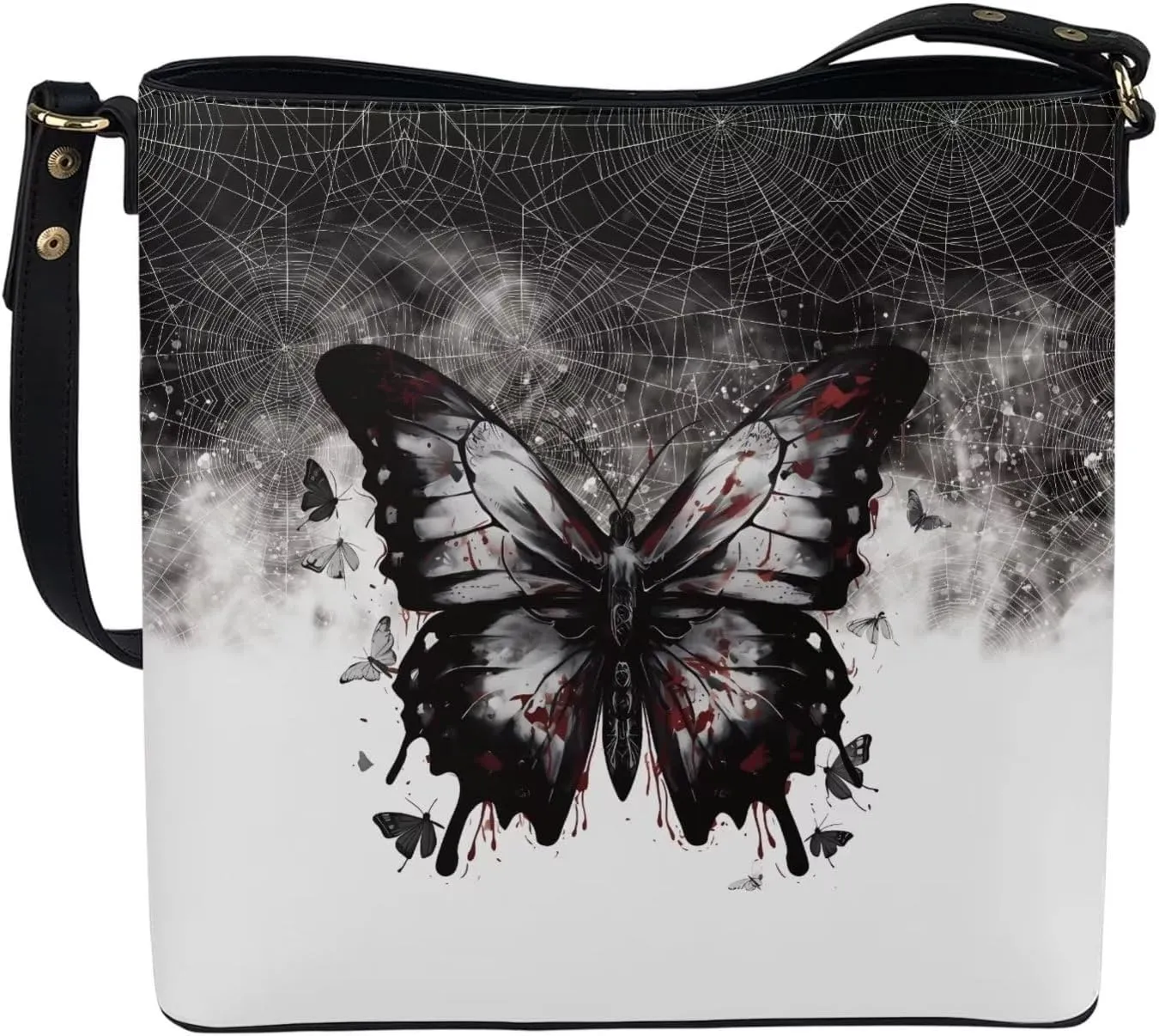 Travel Tote Bags for Women Ladies PU Leather Shoulder Handbags with Pockets Hobo Bucket Bags Crossbody Purse