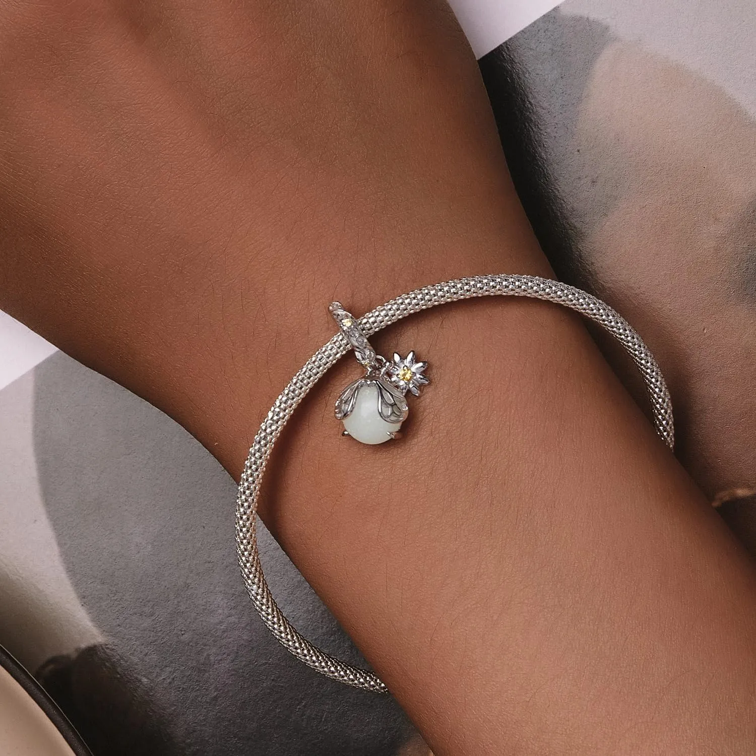VOROCO Butterfly Dragonfly Cat Charm for Bracelet Cute Animal Collection Bead & Charm for Women Girls 925 Sterling Silver Pendant & Dangle Charm Jewelry for Bracelet and Necklace