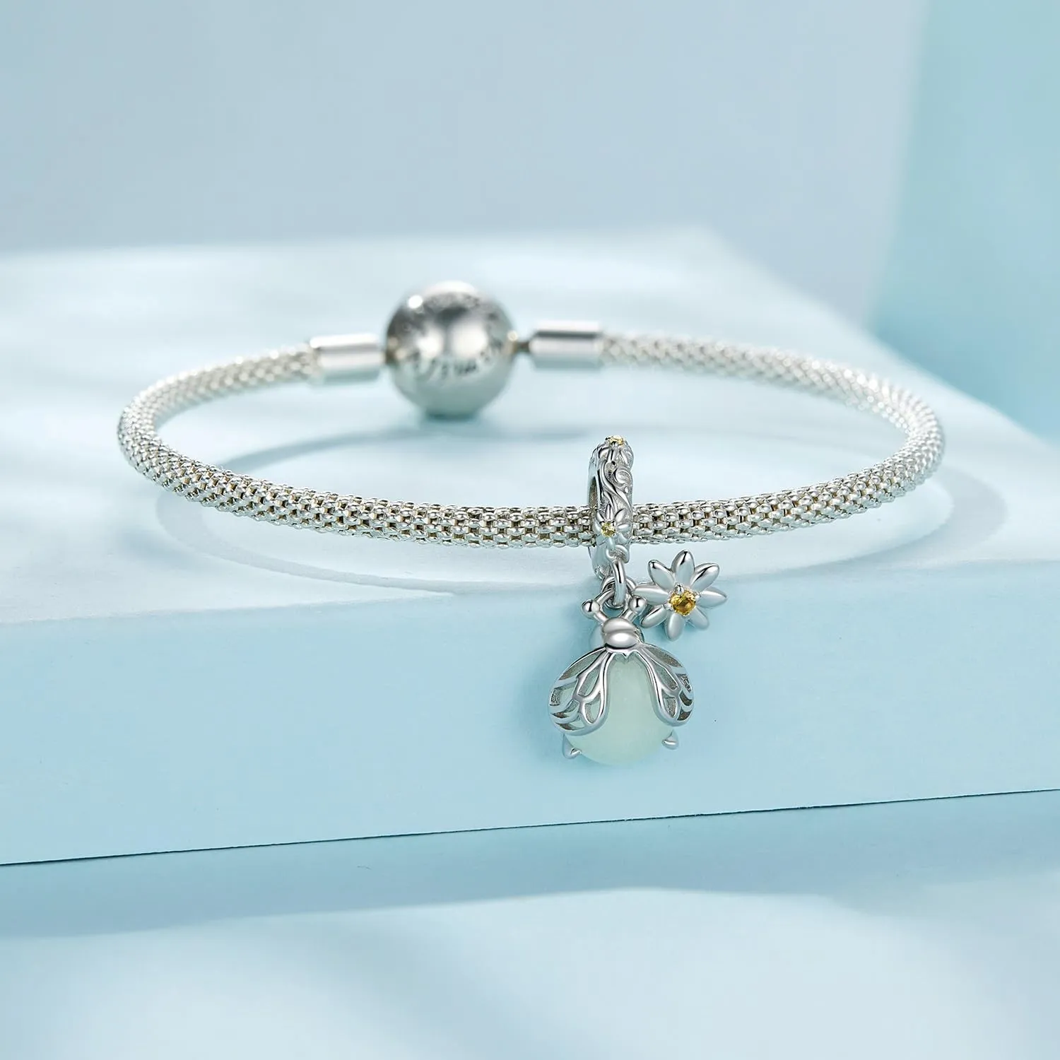 VOROCO Butterfly Dragonfly Cat Charm for Bracelet Cute Animal Collection Bead & Charm for Women Girls 925 Sterling Silver Pendant & Dangle Charm Jewelry for Bracelet and Necklace