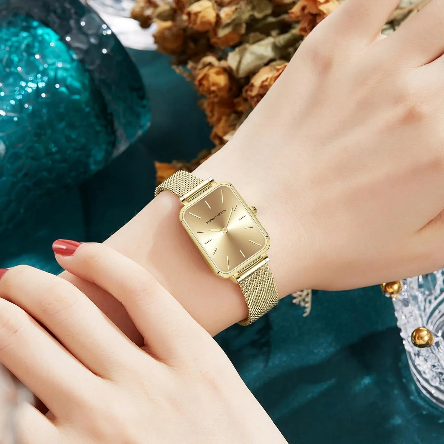Watches for Women Waterproof Ladies Analog Quartz Wrist Watches Stainless Steel Band Fashion Dainty Female Watch Luxury Bracelet Diamond
