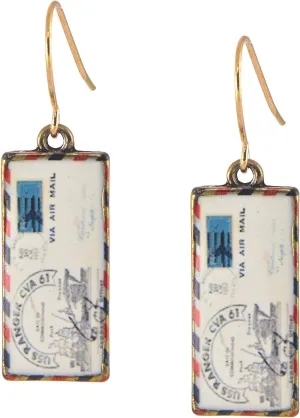 Whimsical Antique Charm Dangle Earrings