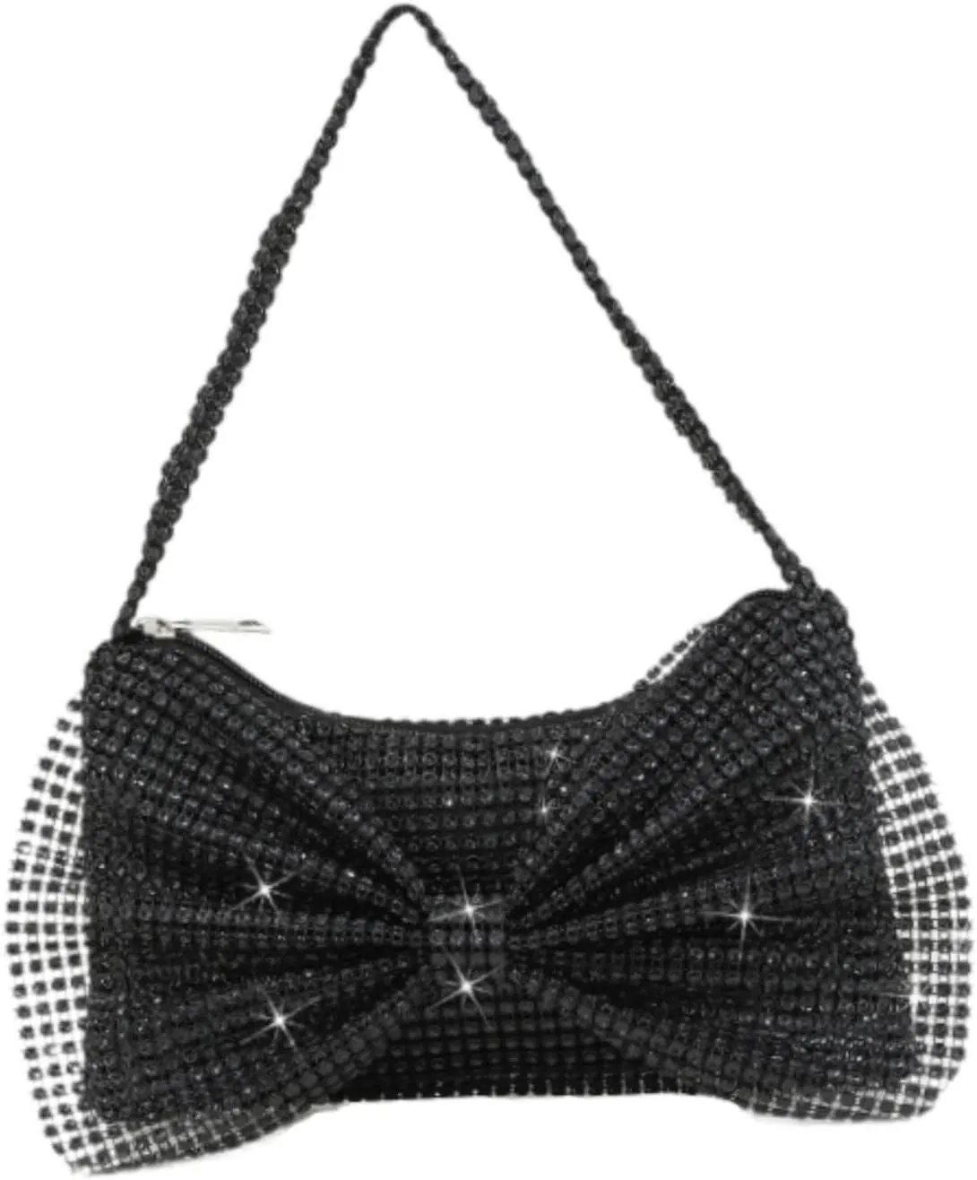 Women Evening Clutch Bag Sparkly Female Rhinestones Purse for Shopping Street