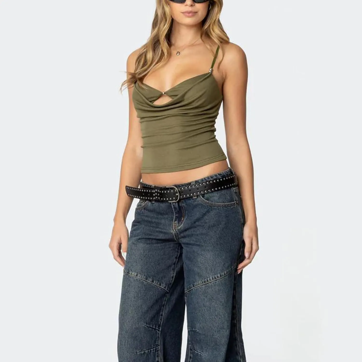 Women Y2k Corset Tank Top Sexy Sleeveless Sweetheart Neck Fitted Crop Camisole Bustier Summer Silk Satin Vest Shirts