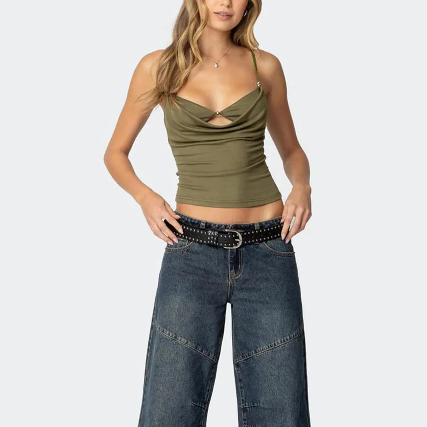 Women Y2k Corset Tank Top Sexy Sleeveless Sweetheart Neck Fitted Crop Camisole Bustier Summer Silk Satin Vest Shirts