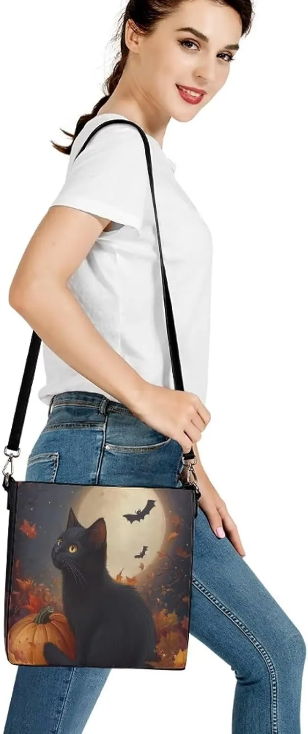 WomenLeather Bucket Bags Medium Universal Large Shoulder Tote Handbag with 2 Straps