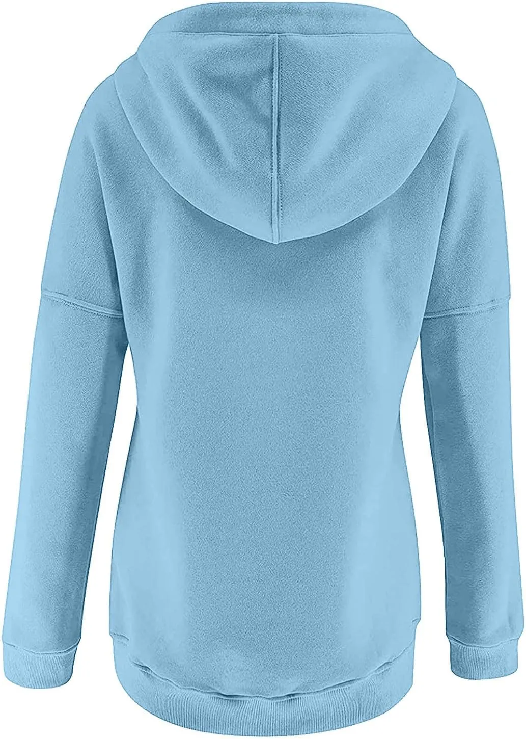 Womens 2023 Fall Fashion Hoodies Pullover Tops Casual Long Sleeve Button Up Sweatshirts Y2k Teen Girl Street Hoodies