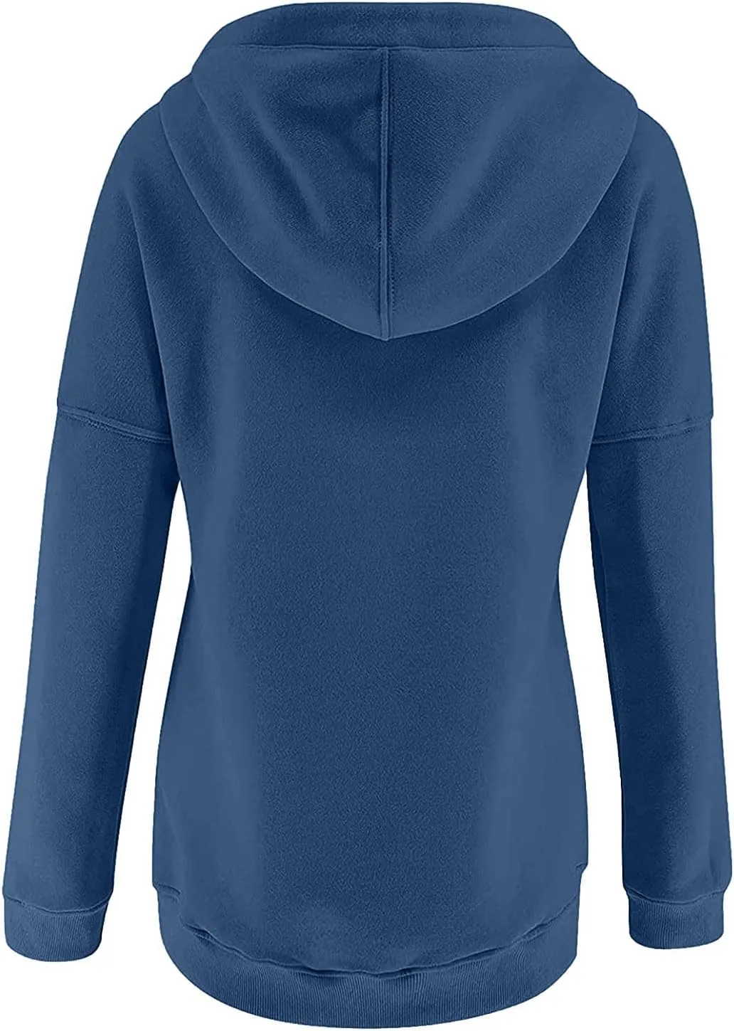 Womens 2023 Fall Fashion Hoodies Pullover Tops Casual Long Sleeve Button Up Sweatshirts Y2k Teen Girl Street Hoodies