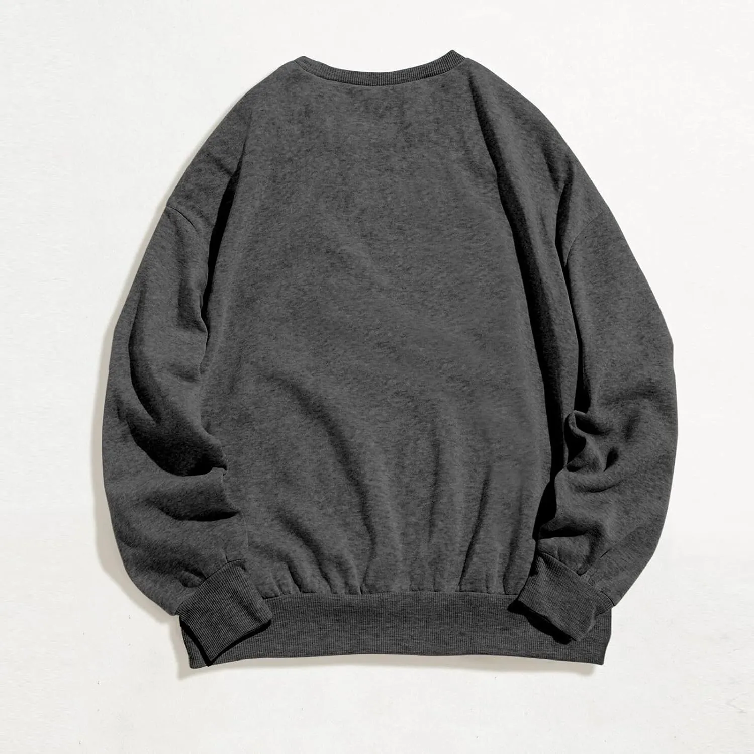Womens Oversized Crewneck Sweatshirts London Print Crewneck Long Sleeve Pullover Loose Fit Tops Fleece Pullover Fashion 2024