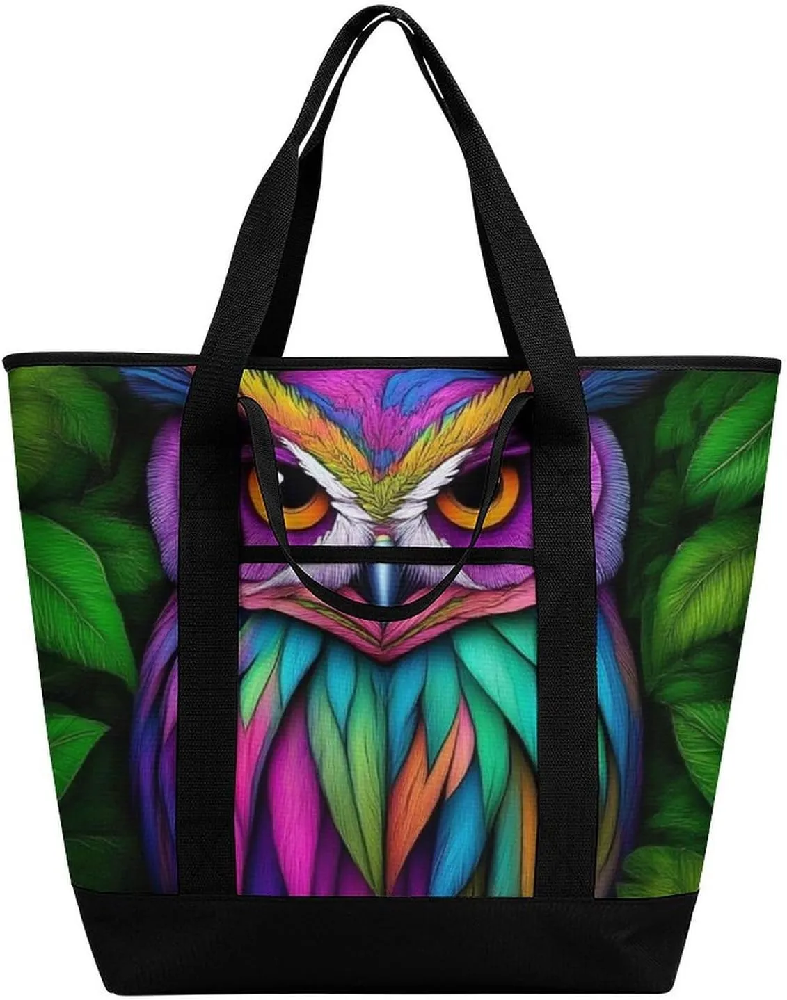 Women's Oversized Thermal Tote Bag Insulated One Shoulder Shopping Carrier