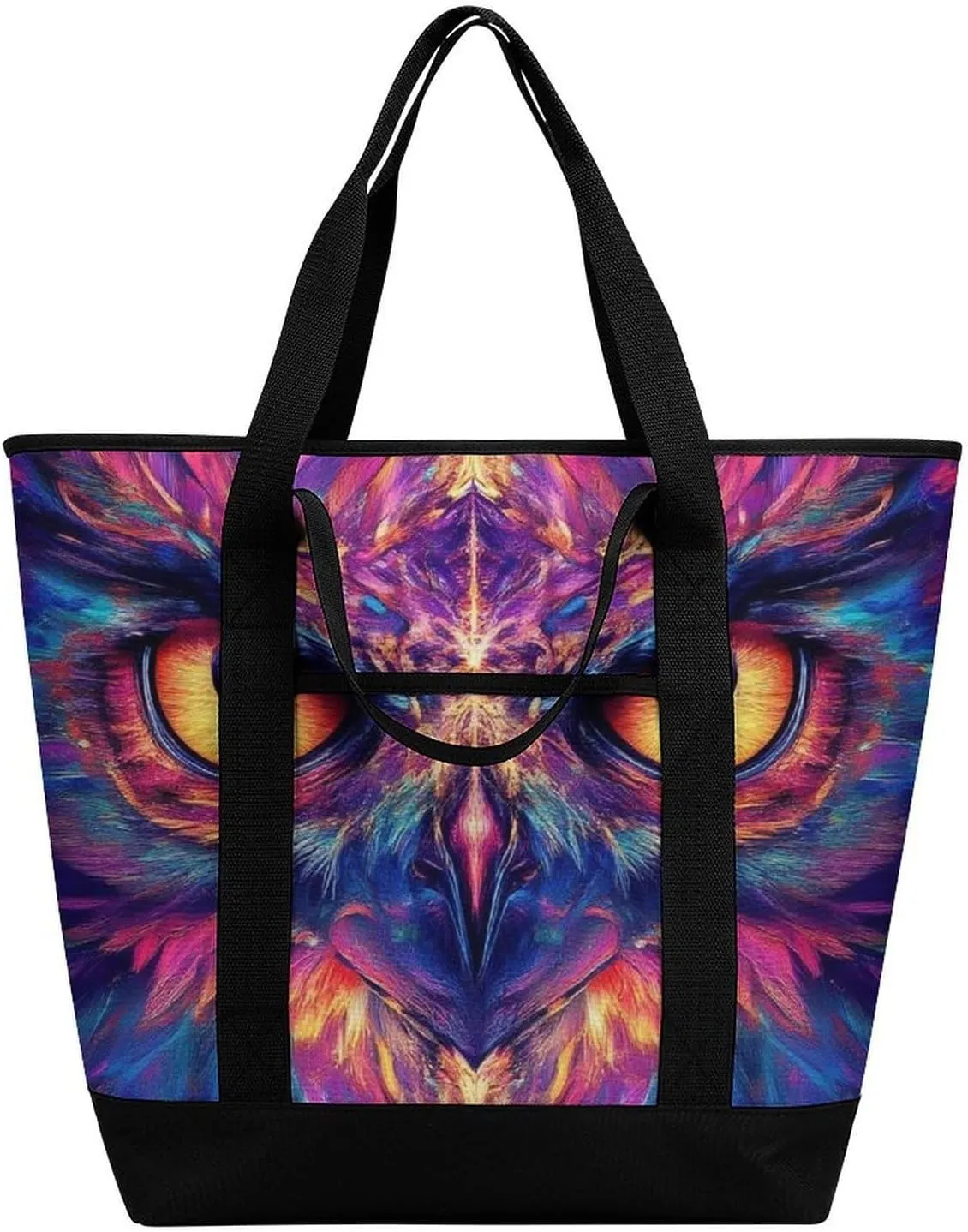 Women's Oversized Thermal Tote Bag Insulated One Shoulder Shopping Carrier