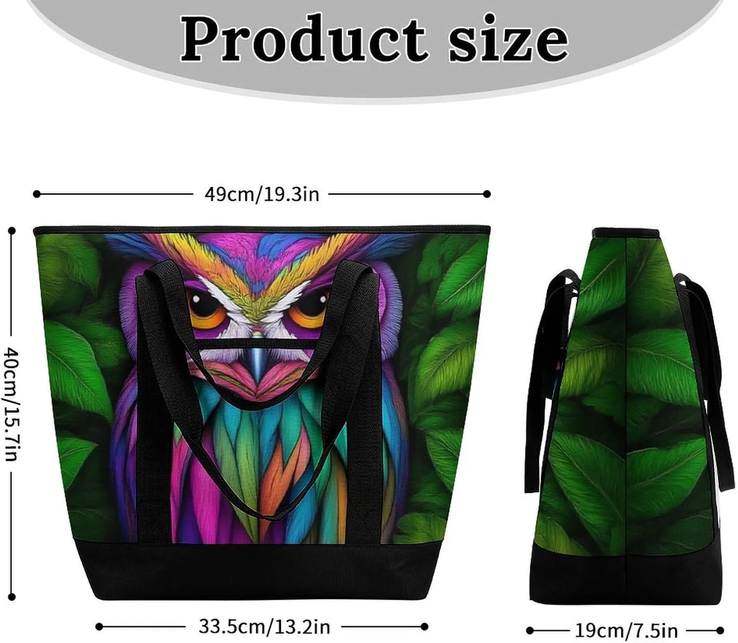 Women's Oversized Thermal Tote Bag Insulated One Shoulder Shopping Carrier